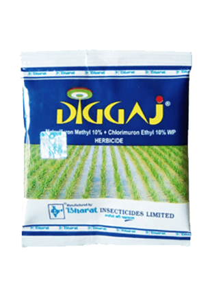 BHARAT Diggaj — metsulfuron methyl 10 chlorimuron ethyl 10 wp