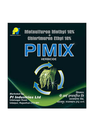 PI pimix — metsulfuron methyl 10 chlorimuron ethyl 10 wp